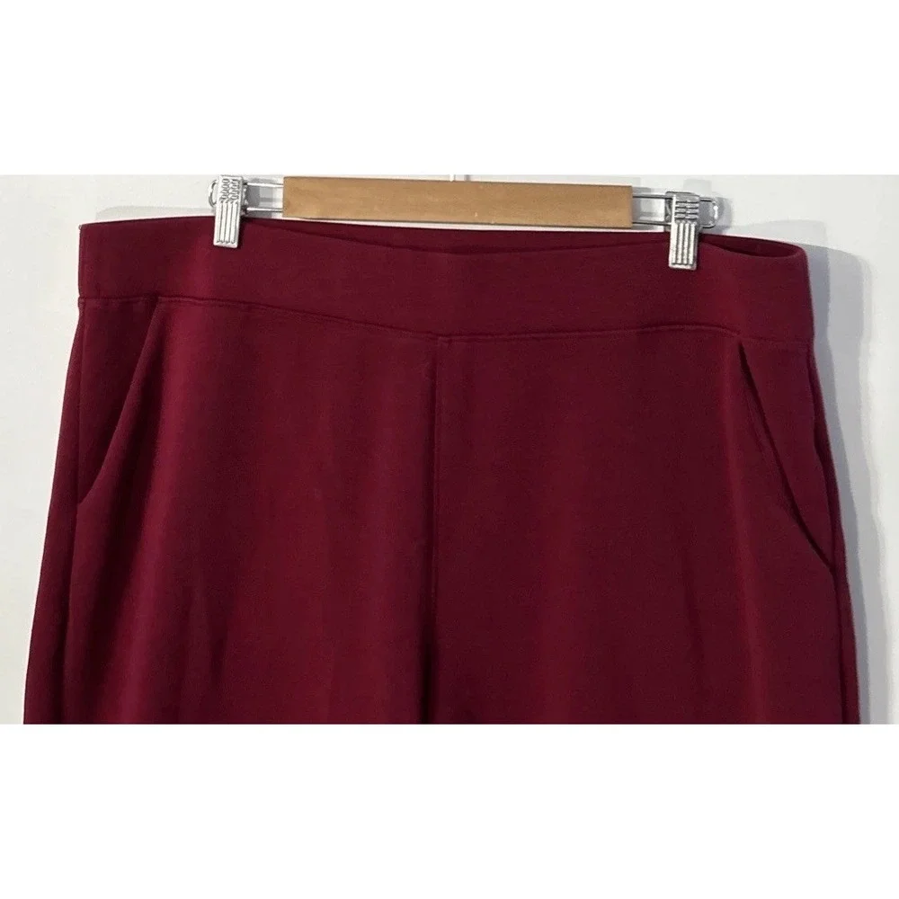 Women's Chicos Wide Leg Pull On Scuba Pants Flowy Stretch Sz XL (3) Lot‎ Of 2